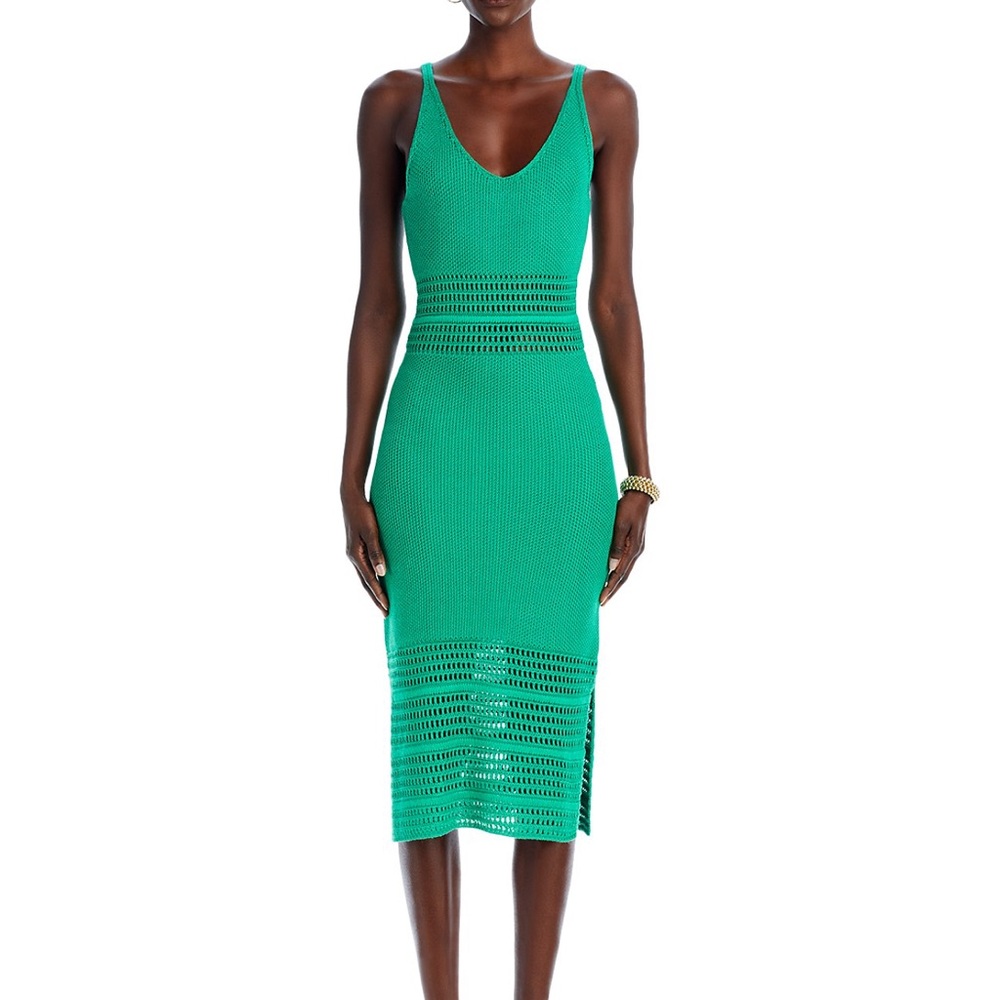 Aqua Green Midi Dress